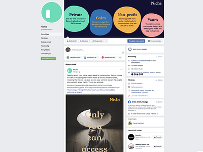 Niche Visual Identity – Social channels brand brand design design digital goeast! niche strategy