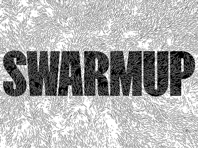 SwarmUp – Warm up round – WIP animation branding design graphic design particle redesign