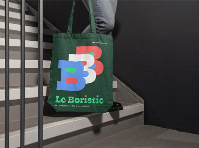 Boristic tote branding design france futurefonts hungary logo paragramfonts token typography wine