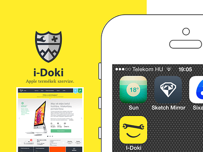 i-doki.com Apple products repair service website redesign, UI/UX brand design graphic i doki redesign ui ux web