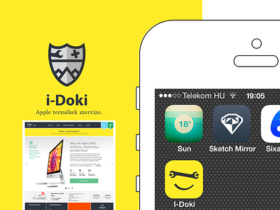 i-doki.com Apple products repair service website redesign, UI/UX