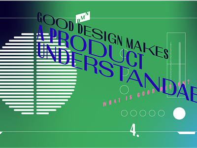 Good design makes a product understandable – DMN illustration