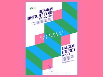 DMN October full poster – Design Disruptors and Gábor Pribék