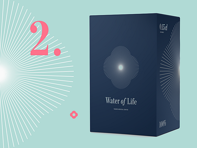 TMC Water of Life brand package mockup