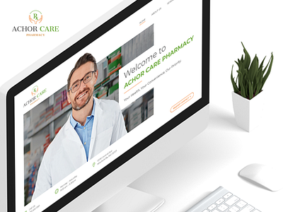 Achor Care Pharmacy web design ui web design webdesign website website design