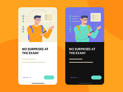 GetExam app education app exam flat illustration illustrations illustrations／ui study ui uidesign