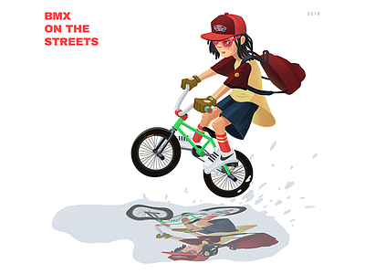 bmx on the streets