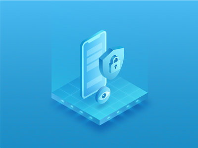 security icon design icon illustration illustrator isometric security vector