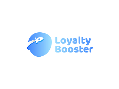 Logo for Loyalty Booster booster earth logo logotype loyalty rocket start