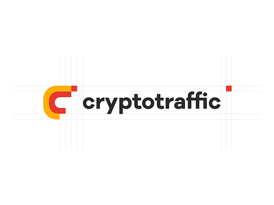 Logo For Cryptotraffic abstract cryptocurrecy cryptotraffic flat letter logo logotype minimalism typography