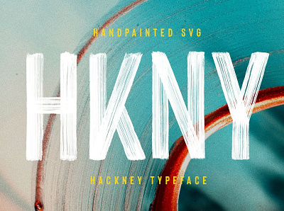 Hackney SVG - Bold Hand-painted Font amazing font beautiful font calligraphy cursive font design elegant font illustration script font vector wedding font