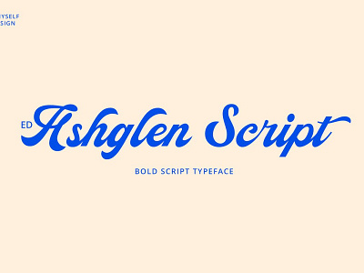 ED Ashglen Script calligraphy elegant font script font wedding font