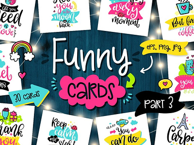 30 Funny Cards - Poster Collection!