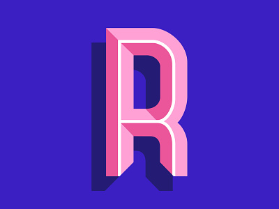 36days of type "R" 36 days of type art design digital art graphic design illustration lettering typography vector