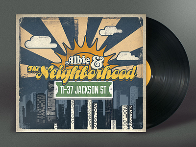Albie & The Neighborhood albie funk record vintage vinyl