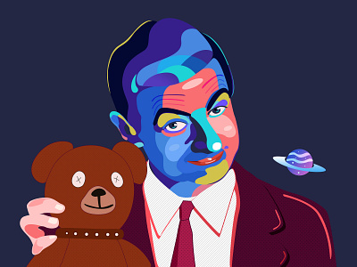 Mr.Bean animation design ui vector