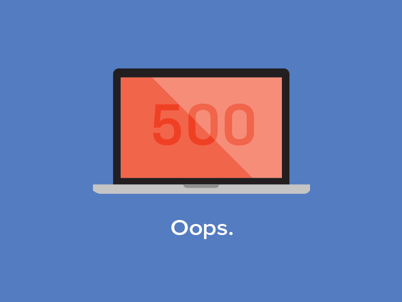 Error pages [GIF] 404 500 artisan error