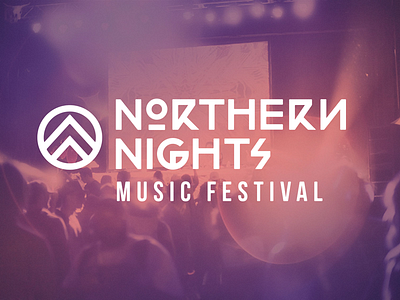 Northern NIghts branding dance edm festival logo nights northern