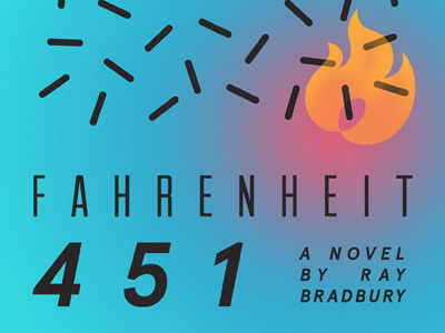 Fahrenheit 451 by Dustin Kemper on Dribbble