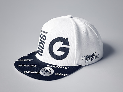 Gaminate Cap black branding cap e-sport esport gaminate gaming lifestyle skin white