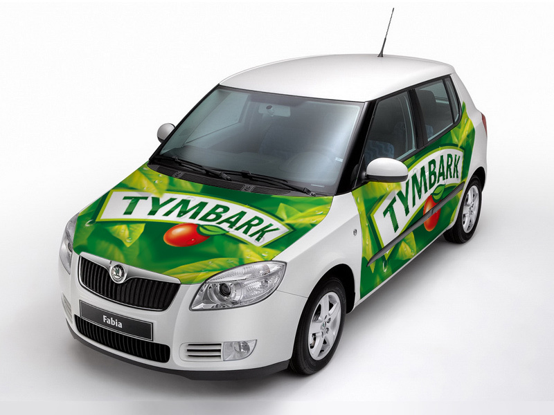 Tymbark Car car advertising branding tymbark