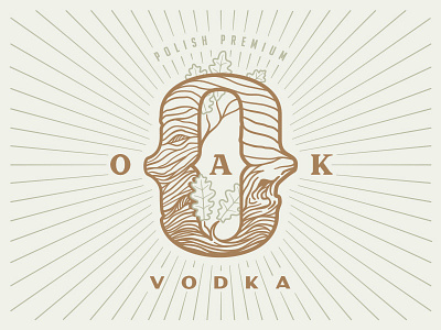 Oak Vodka branding branding oak premium vodka