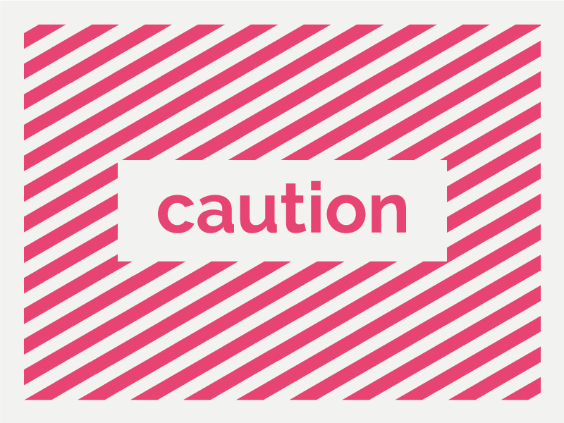 Topsail caution pattern pattern caution