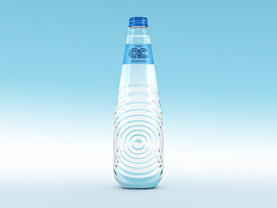 Aqua Carpatica Silhouette bottle concept design glass mineral packaging premium water