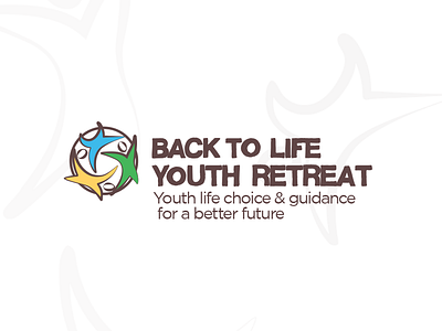Back To Life Youth Retreat brand branding camp coaching design experience icon idea identity life logo mindset re brand retreat youth