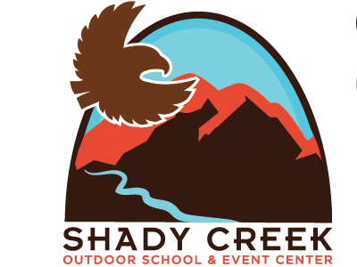 Shady Creek final logo animal bird camping design logo nevadacity school