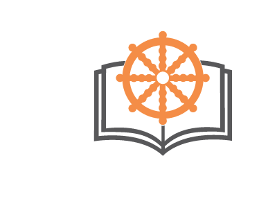 Dharmareads.com buddhism logo logodesign religious