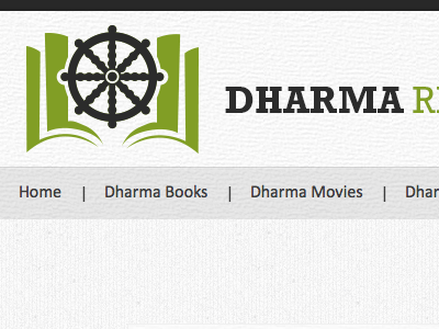 Dharma Reads.com Logo buddhism logo logo design mockup religious