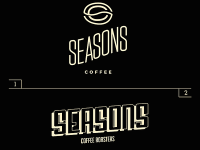 Seasons Coffee Logo branding coffee logo