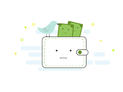 Payment Icon bird icon illustration money payment icon wallet