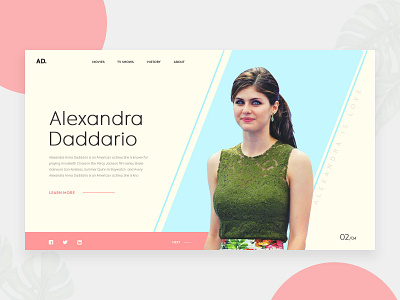 Header UI Exploration 2 animation app color design e commerce fashion gif header icon landing page minimal pastal responsive design slider ui ux web ui website banner