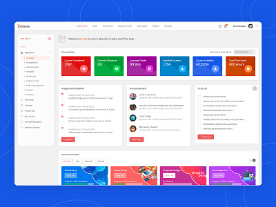 Dashboard Design (LMS)