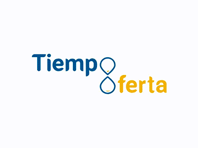 Tiempo Oferta Logo Concept adobe xd adobexd concept design design gift icon identity logo logo animation