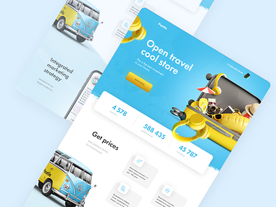 Free Landing page | Travel Store | Download