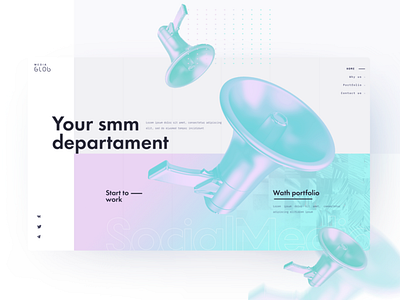 SMM Agency - Landing Page by MaS