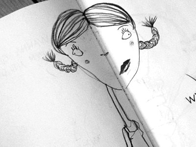 Do You Wanna Go Down On Me? creepy do you wanna drawing illustration moleskin nasty odd pencil sketch strange weird