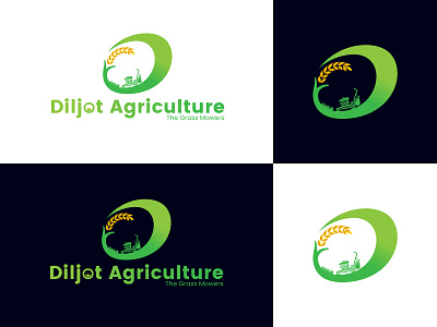 Diljot Agriculture agriculture logo branding creative logo grass mower logo grass mower logo modern logo mowers logo mowers logo