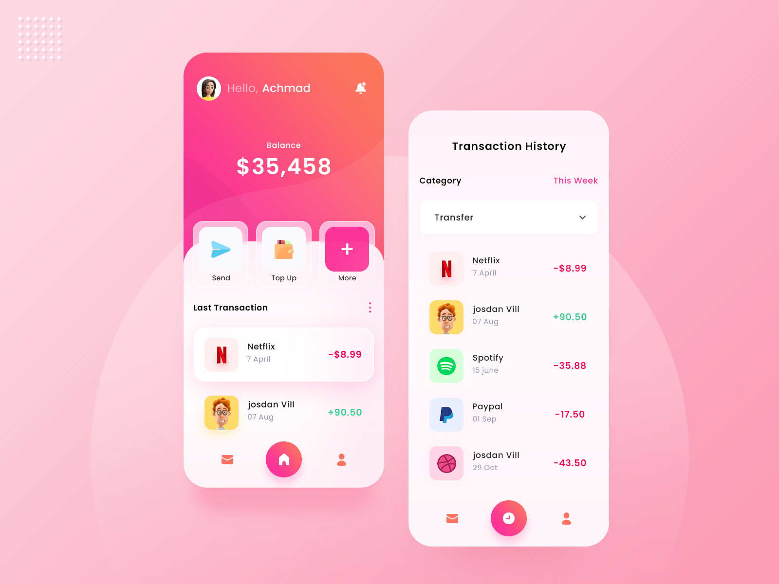 App Design by Manjeet Singh on Dribbble