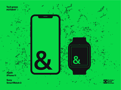 Outlined Tech Mockups iphone mockup sony vector watch