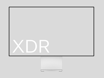 Pro Display XDR 01 Standard Mockup