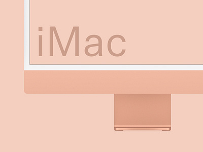 iMac 01 Standard Mockup 24 apple device imac mockup photoshop psd screen smart object template