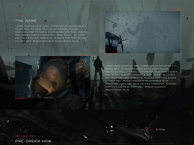 PS4 game Death Stranding web_slide3 death hideo illustration kojima photoshop productions ps4 stranding ui ux webdesign