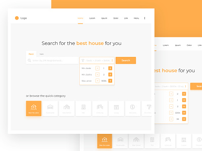 Real Estate Search Engine design real estate realestate search ui ux web website