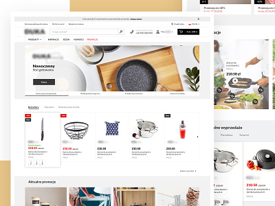 Ecommerce - Kitchen stuff design ecommerce ui ux web website