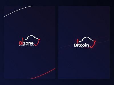 Bitcoin Zone - Bizone Brand bison branding design logo logotype vector