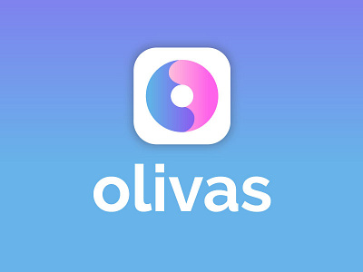 olivas Apps Icon design brand branding gradient icon logo o